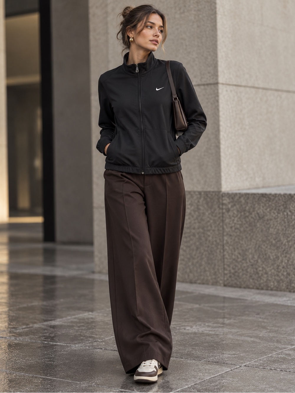 Nike Golf Therma-FIT Full Zip Jacket Black Women’s M Tour Performance